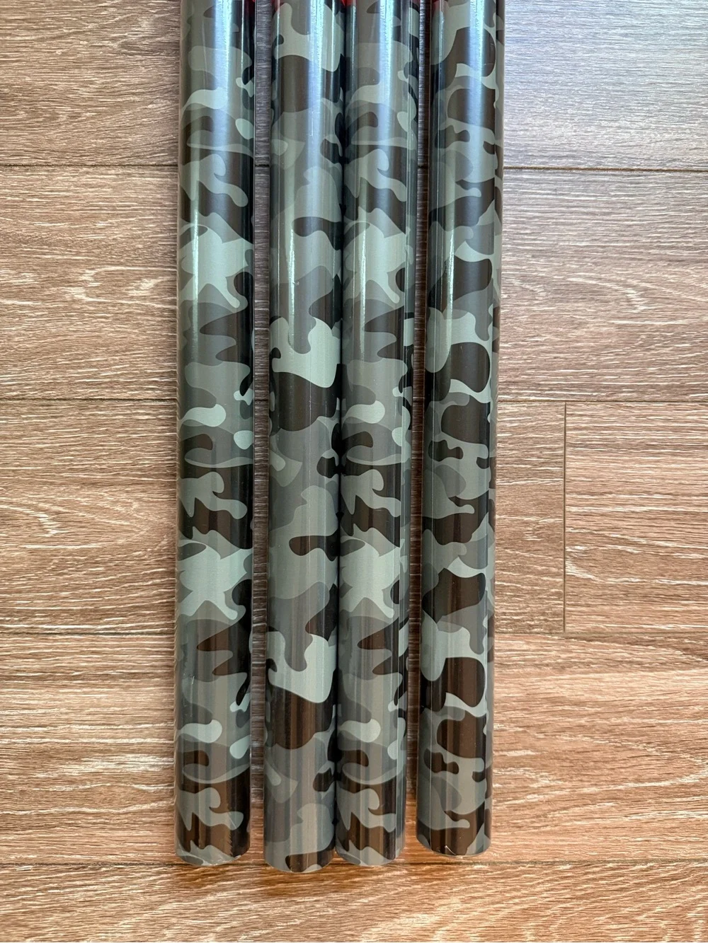 4 rolls of camouflage gift wrap